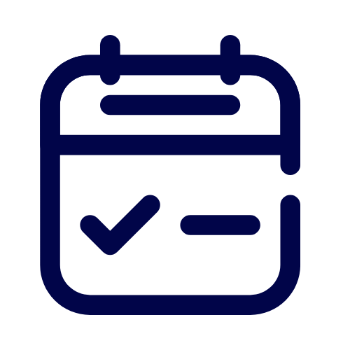 Ícone Agendamento e atendimentos